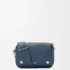 Borsa messenger “Pebble” piccola in morbida pelle di vitello martellata