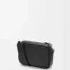 Borsa messenger “Pebble” piccola in morbida pelle di vitello martellata