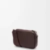 Borsa messenger “Pebble” piccola in morbida pelle di vitello martellata