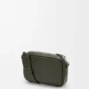 Borsa messenger “Pebble” piccola in morbida pelle di vitello martellata