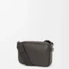 Borsa messenger “Pebble” piccola in morbida pelle di vitello martellata