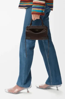 Borsa Mini Amazona 180 in pelle scamosciata