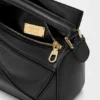 Borsa Mini Featherlight Puzzle in pelle di agnello nappa