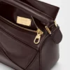 Borsa Mini Featherlight Puzzle in pelle di agnello nappa