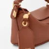 Borsa Mini Featherlight Puzzle in pelle di agnello nappa