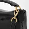 Borsa Mini Featherlight Puzzle in pelle di agnello nappa