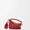 Borsa Mini Featherlight Puzzle in pelle di agnello nappa