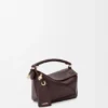 Borsa Mini Featherlight Puzzle in pelle di agnello nappa