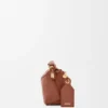 Borsa Mini Featherlight Puzzle in pelle di agnello nappa
