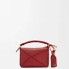Borsa Mini Featherlight Puzzle in pelle di agnello nappa