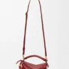 Borsa Mini Featherlight Puzzle in pelle di agnello nappa