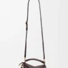 Borsa Mini Featherlight Puzzle in pelle di agnello nappa