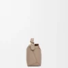 Borsa Mini Puzzle Edge in morbida pelle di vitello martellata