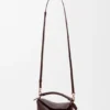 Borsa Mini Puzzle Edge in morbida pelle di vitello martellata
