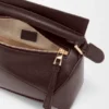 Borsa Mini Puzzle Edge in morbida pelle di vitello martellata
