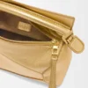 Borsa Mini Puzzle Edge in pelle di agnello laminata