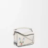 Borsa Mini Puzzle “Futurist Cat” in pelle di vitello classica