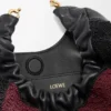 Borsa mini Squeeze in pelle con perline