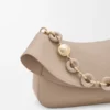 Borsa Ola media in pelle di vitello liscia