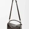 Borsa Panta Puzzle grande in pelle di vitello lucida