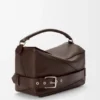 Borsa Puzzle Biker grande in pelle di vitello lucida