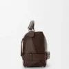 Borsa Puzzle Biker grande in pelle di vitello lucida