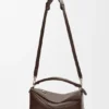 Borsa Puzzle Biker grande in pelle di vitello lucida