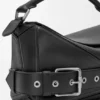 Borsa Puzzle Biker piccola in pelle di vitello lucida