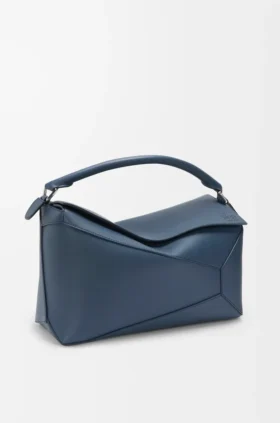 Borsa Puzzle Edge grande in pelle di vitello classica