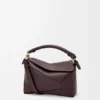 Borsa Puzzle Edge piccola in morbida pelle di vitello martellata