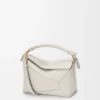 Borsa Puzzle Edge piccola in morbida pelle di vitello martellata