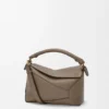 Borsa Puzzle Edge piccola in morbida pelle di vitello martellata