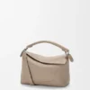 Borsa Puzzle Edge piccola in morbida pelle di vitello martellata