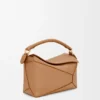Borsa Puzzle Edge piccola in morbida pelle di vitello martellata