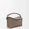 Borsa Puzzle Edge piccola in morbida pelle di vitello martellata
