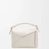 Borsa Puzzle Edge piccola in morbida pelle di vitello martellata