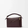 Borsa Puzzle Edge piccola in morbida pelle di vitello martellata