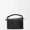 Borsa Puzzle Edge piccola in morbida pelle di vitello martellata