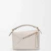 Borsa Puzzle Edge piccola in morbida pelle di vitello martellata