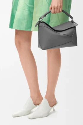 Borsa Puzzle Edge piccola in pelle di vitello classica