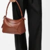 Borsa Puzzle Featherlight media in pelle di agnello nappa