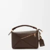 Borsa Puzzle Featherlight piccola in pelle di agnello nappa