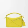 Borsa Puzzle Featherlight piccola in pelle di agnello nappa