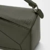Borsa Puzzle grande in morbida pelle di vitello martellata