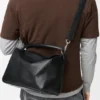 Borsa Puzzle grande in morbida pelle di vitello martellata