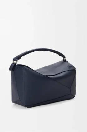 Borsa Puzzle grande in morbida pelle di vitello martellata