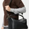 Borsa Puzzle grande in morbida pelle di vitello martellata