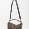 Borsa Puzzle grande in morbida pelle di vitello martellata