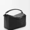Borsa Puzzle grande in morbida pelle di vitello martellata