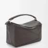 Borsa Puzzle grande in morbida pelle di vitello martellata